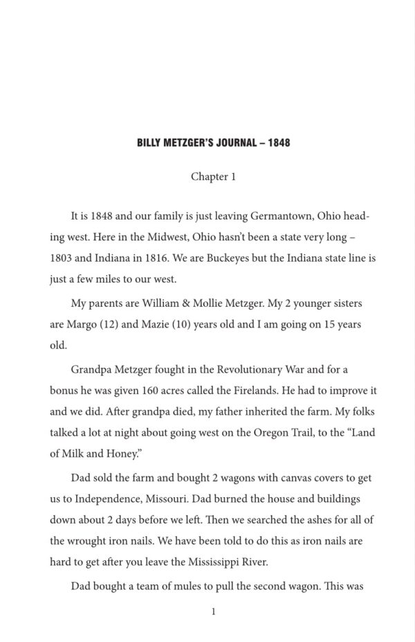 Billy Metzger Journal